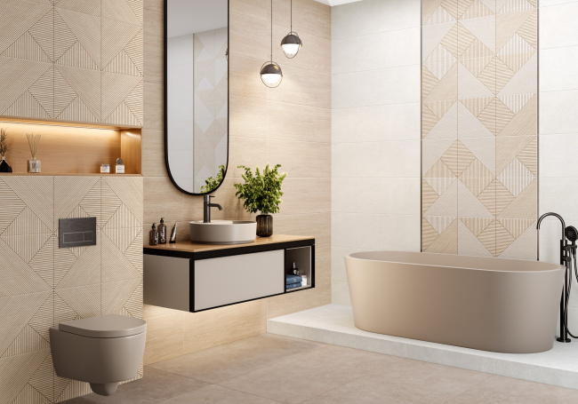 Фотография Коллекции Patio керамической плитки для ванной от производителя - Alma Ceramica, в интернет магазине Casa-Ceramica