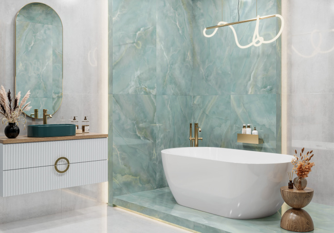 Фотография Коллекции Caspian Onyx Керамогранита и керамической плитки от производителя - Alma Ceramica, в интернет магазине Casa-Ceramica