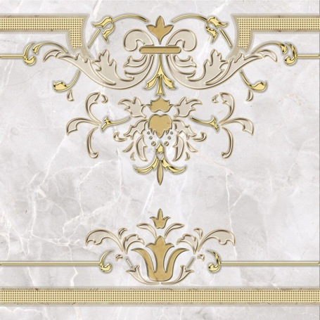 DFU03OLP004 декор Olimpia 418*418*8 (11 шт. в коробке)