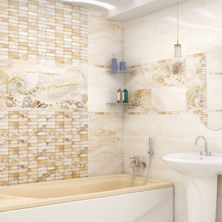 Фотография Коллекции Jemchug керамической плитки для ванной от производителя - Alma Ceramica, в интернет магазине Casa-Ceramica